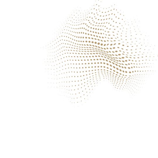 Dekoelement goldene Punkte