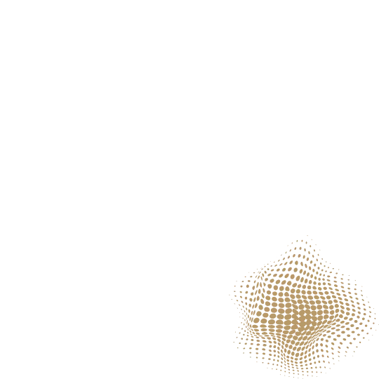Dekoelement goldene Punkte